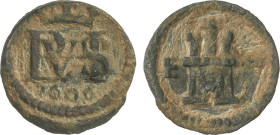 Spanish Monarchy
1 Maravedí. 1606. SEGOVIA. 0,93 grs. ESCASA. MBC-.