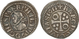 Spanish Monarchy
1/2 Croat. 1611. BARCELONA. Rev.: Cruz interior. 1,57 grs. AC-374. MBC+.