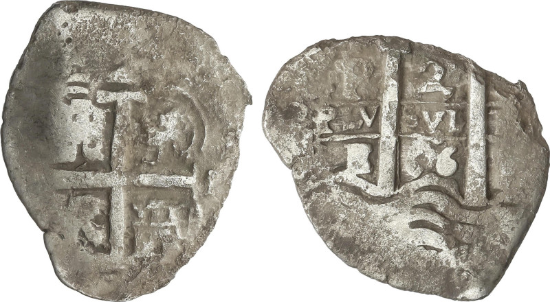 Spanish Monarchy
2 Reales. 1666. POTOSI. E. 4,1 grs. Acuñación póstuma. AC-934....