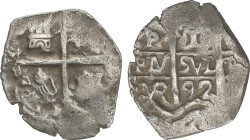 Spanish Monarchy
1 Real. 1692. POTOSÍ. VR. 2,14 grs. AC-285. MBC+.