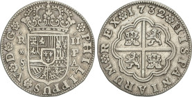 Spanish Monarchy
2 Reales. 1732. SEVILLA. P.A. 5,64 grs. AC-988. MBC/MBC+.