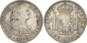 Spanish Monarchy
8 Reales. 1802. MÉXICO. F.T. 26,88 grs. AC-975. MBC+.