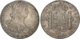 Spanish Monarchy
8 Reales. 1805/4. POTOSÍ. P.J. 26,91 grs. AC-1009. MBC-.