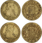 Spanish Monarchy
Lote 2 monedas 1 Escudo. 1797, 1798. MADRID. M.F. 3,32 y 3,33 grs. AC-1115, 1116. MBC.