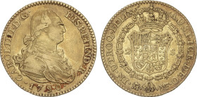 Spanish Monarchy
2 Escudos. 1790. MADRID. M.F. 6,76 grs. (Leves rayitas y concreciones). AC-1275. MBC/MBC+.