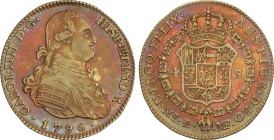 Spanish Monarchy
4 Escudos. 1796. MADRID. M.F. 13,47 grs. Pátina irisada. AC-1479. MBC/MBC+.