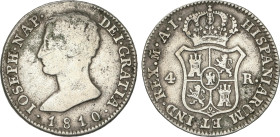 Spanish Monarchy
4 Reales. 1810. MADRID. AI. 5,61 grs. AC-14. MBC-.