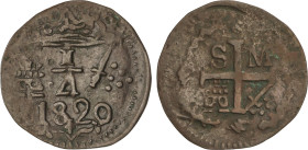 Spanish Monarchy
Cuarto. 1820. SANTA MARTA. 1,78 grs. AC-119. MBC.