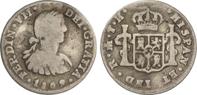 Spanish Monarchy
1/2 Real. 1809. MÉXICO. T.H. 1,57 grs. (Golpecito). AC-390. MBC-.