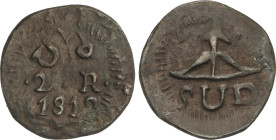 Spanish Monarchy
2 Reales. 1812. MORELOS. 5,08 grs. AE. AC-884. MBC+.