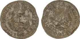 Spanish Monarchy
2 Reales. 1814. TLALPUJAHUA. 7,07 grs. AE. (Oxidaciones). Pátina oscura. RARA. AC-986. BC+.