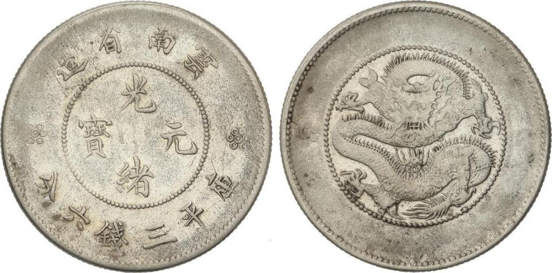 World Coins
50 Cents. (1911-15). YUNNAN. 13,02 grs. AR. Y-257. MBC+.