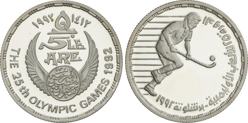 World Coins
5 Pounds. 1992. 17,50 grs. AR. Juegos Olímpicos Barcelona´ 92: Hock...