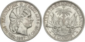 World Coins
1 Gourde. 1887. 24,94 grs. AR. ATRACTIVA PIEZA. KM-46. EBC.