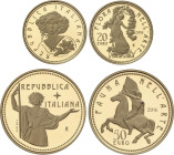World Coins
Lote 2 monedas 20 y 50 Euro. 2016-R. 6,45 y 16,12 grs. AU (900). Art Nouveau: Flora en el arte y Fauna en el arte. Las dos en estuche ori...