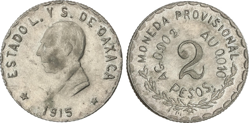 World Coins
2 Pesos. 1915. 6,32 grs. AR. KM-745. EBC.