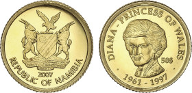 World Coins
50 Dollars. 2007. 0,51 grs. AU. Lady Diana Princesa de Gales. PROOF.