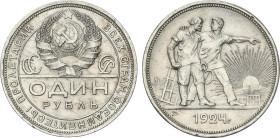 World Coins
1 Rouble. 1924. LENINGRADO. 19,97 grs. AR. (Leves rayitas). Y-90.1. EBC.