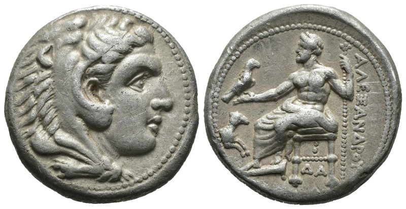 Silver (17.01 gr 26 mm)MACEDON. Alexander the Great, 336-323 B.C.
Tetradrachm, ...
