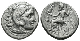 Silver 4.19 gr 17 mm Macedonian Kingdom, Alexander III, the Great, 336–323 BC, Drachm, Sardes,