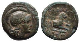Bronze 1.88 gr 14 mm KINGS OF THRACE. Lysimachos (305-281 BC). Ae Unit. Uncertain mint in Thrace.