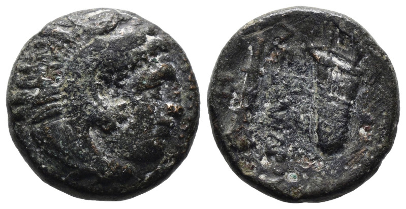 Bronze 5.22 gr 17 mm KINGS OF MACEDON. Alexander III 'the Great' (336-323 BC)