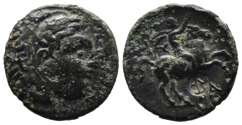 Bronze 3.85 gr 19 mm KINGS OF MACEDON. Philip II (359-336 BC). Ae Unit. Uncertai...