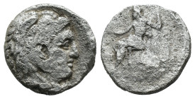 Silver 2.01 gr 13 mm Kings of Macedon. Uncertain mint. Alexander III "the Great" 336-323 BC.
Hemidrachm AR