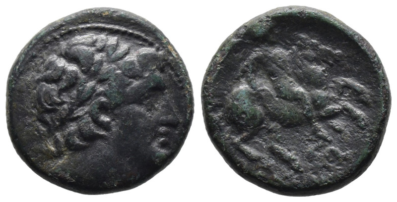 Bronze 5.27 gr 18 mm KINGS OF MACEDON. Philip II (359- 336 BC). Ae Unit. Uncerta...