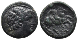 Bronze 5.27 gr 18 mm KINGS OF MACEDON. Philip II (359- 336 BC). Ae Unit. Uncertain mint in Macedon.