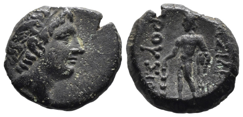 Bronze 3.39 gr 17 mm KINGS OF BITHYNIA.

Prusias II Cynegos, 182-149 BC.
