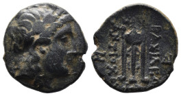 Bronze 3.72 gr 17 mm SELEUKID KINGS OF SYRIA. Antiochos II Theos, 261-246 BC.