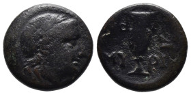 Bronze 3.52 gr 16 mm AEOLIS. Myrina. Circa 3rd-2nd century BC