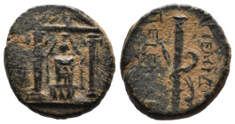 Bronze 3.67 gr 17 mm Perge , Pamphylia. AE16 (3.79 g), c. 50-30 BC.