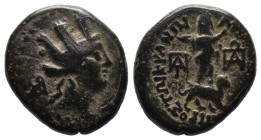 Bronze 3.68 gr 17 mm CILICIA, Tarsos (as Antiocheia), (Time of Antiochos IV of Syria, Circa 175-164 BC)