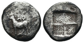 Silver 2.39 gr 17 mm THRACE. Byzantion. Circa 387/6-340 BC. Hemidrachm
