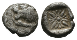 Silver 1.06 gr 10 mm IONIA, Miletos. ca. 480-450 BC. AR Obol