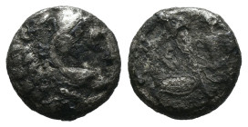 Silver 1.11 gr 10 mm Mysia, Pergamene Kingdom. Pergamon. 310-282 B.C. AR diobol