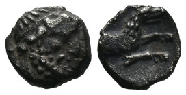 Silver 0.59 gr 9 mm LYCAONIA, Laranda. Circa 324/3 BC. AR Obol