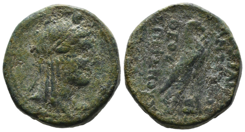 Bronze 20.55 gr 24 mm SELEUKID KINGDOM. Antiochos IV Epiphanes. (169-168 BC).
An...