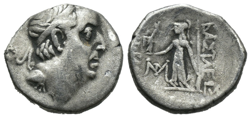 Silver 4.13 gr 17 mm Kings of Kappadokia, Ariobarzanes I AR Drachm.