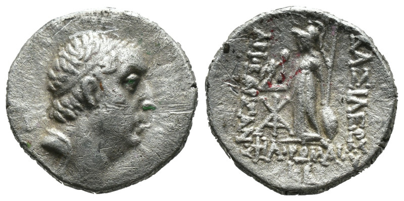 Silver 4.06 gr 18 mm Kings of Kappadokia, Ariobarzanes I AR Drachm.