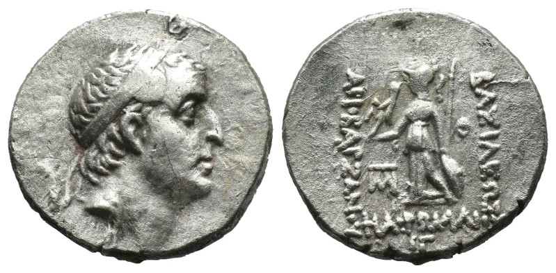 Silver 4.21 gr 17 mm Kings of Kappadokia, Ariobarzanes I AR Drachm.