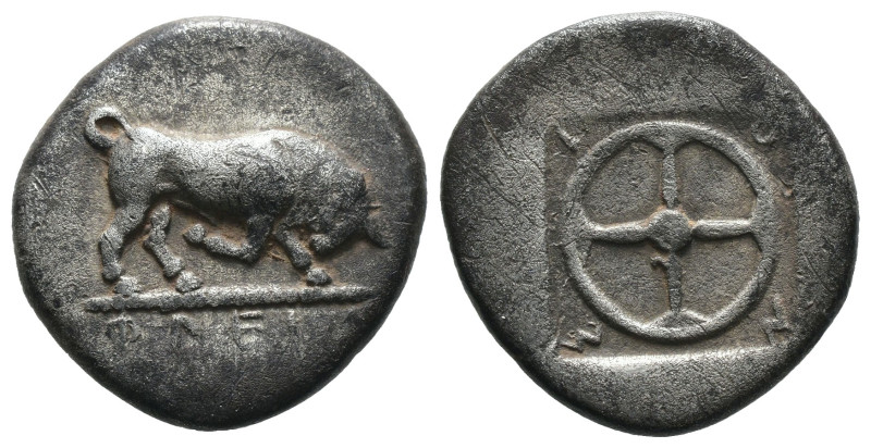 Silver 5.71 gr 20 mm

PHLIASIA, Phlious. Circa 430-420 BC. AR Drachm