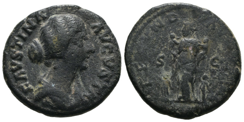 Bronze 11.00 gr 27 mm
FAUSTINA II. Sestertius