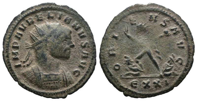 Bronze 2.70 gr 22 mm Aurelian AD 270-275. 
Follis Æ