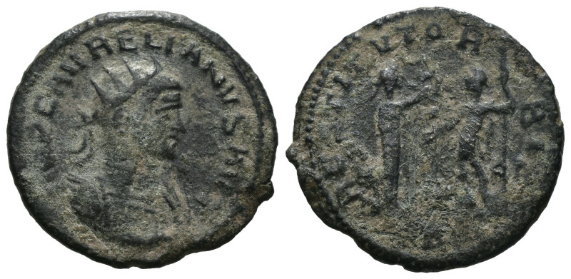 Bronze 3.73 gr 22 mm Aurelian AD 270-275. 
Follis Æ