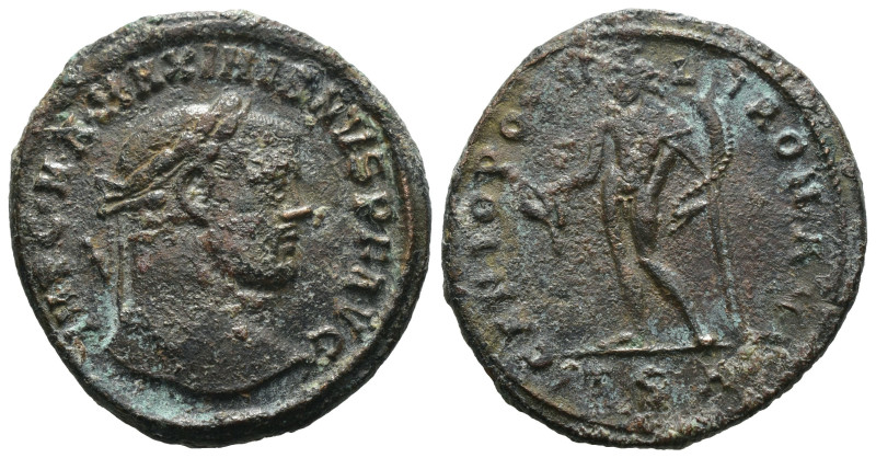 Bronze 10.36 gr 28 mm Maximianus Herculius (286-305 AD). AE Nummus