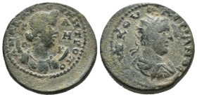 Bronze 11.01 gr 23 mm KILIKIEN
ANAZARBOS (Anavarza)
Valerianus I. 253-260. AE-Triassarion