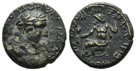 Bronze 4.37 gr 17 mm PHRYGIA. Amorium. Vespasian, 69-79. Assarion